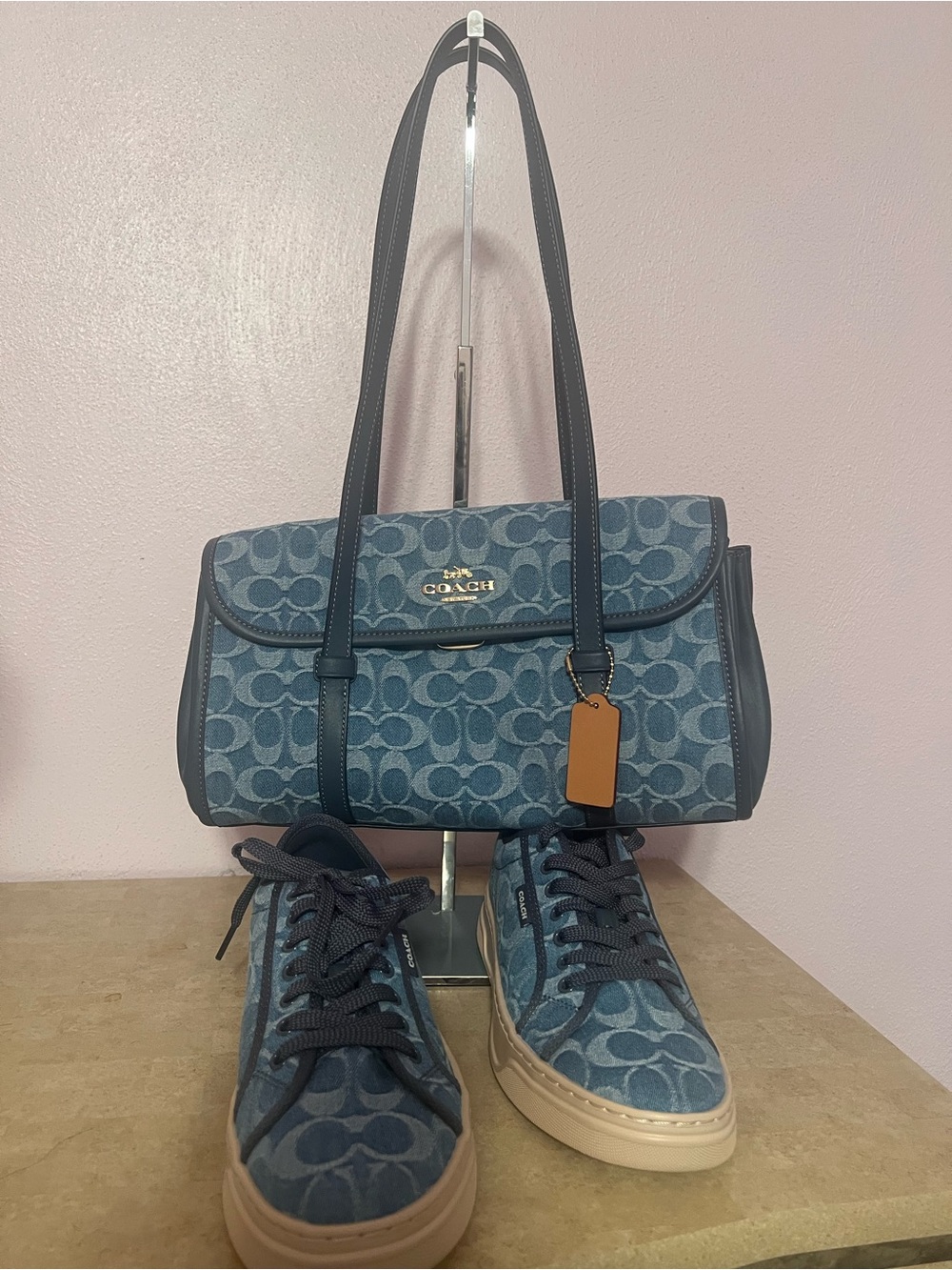 COACH DENIM SET - NEW